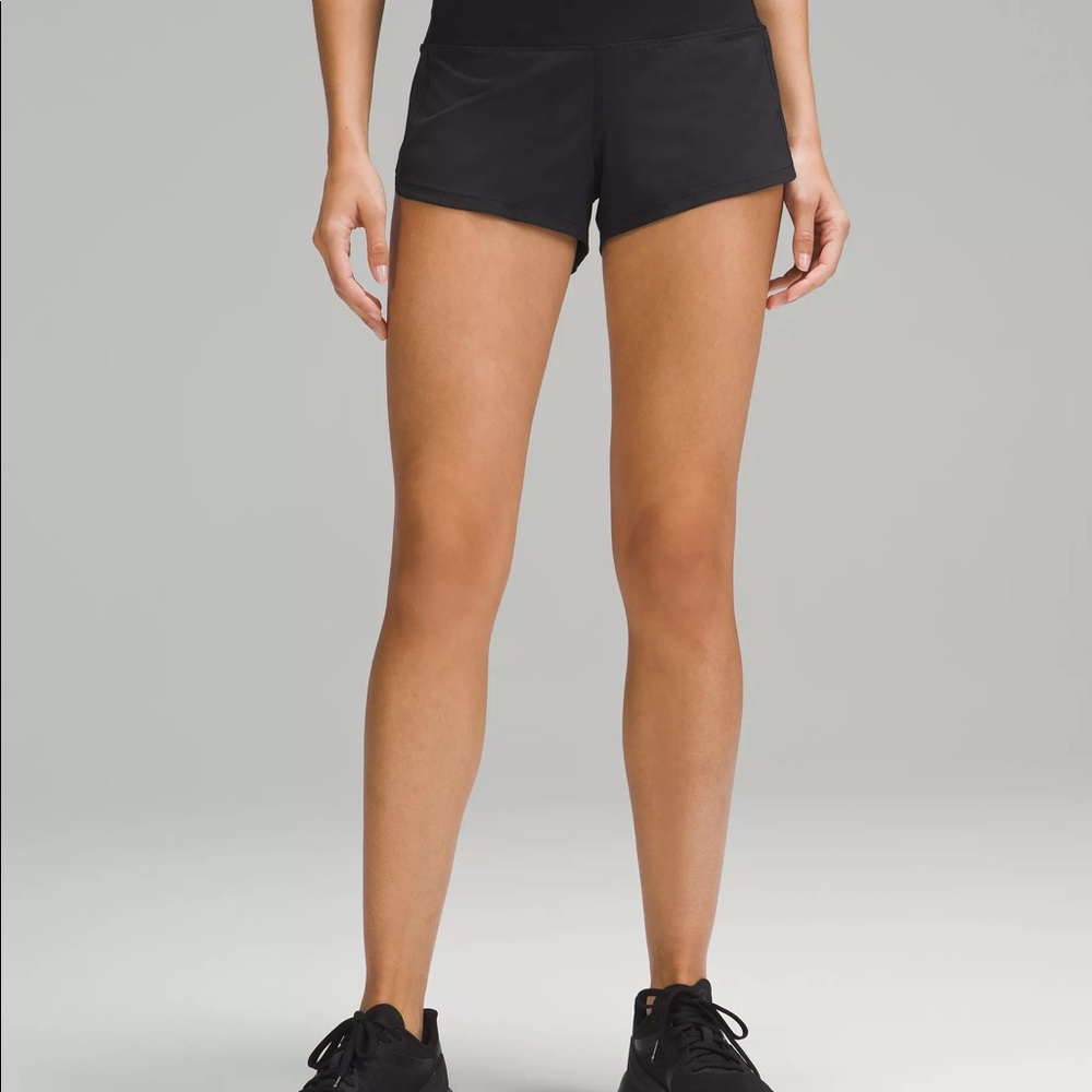 Lululemon speed up 2.5” shorts black